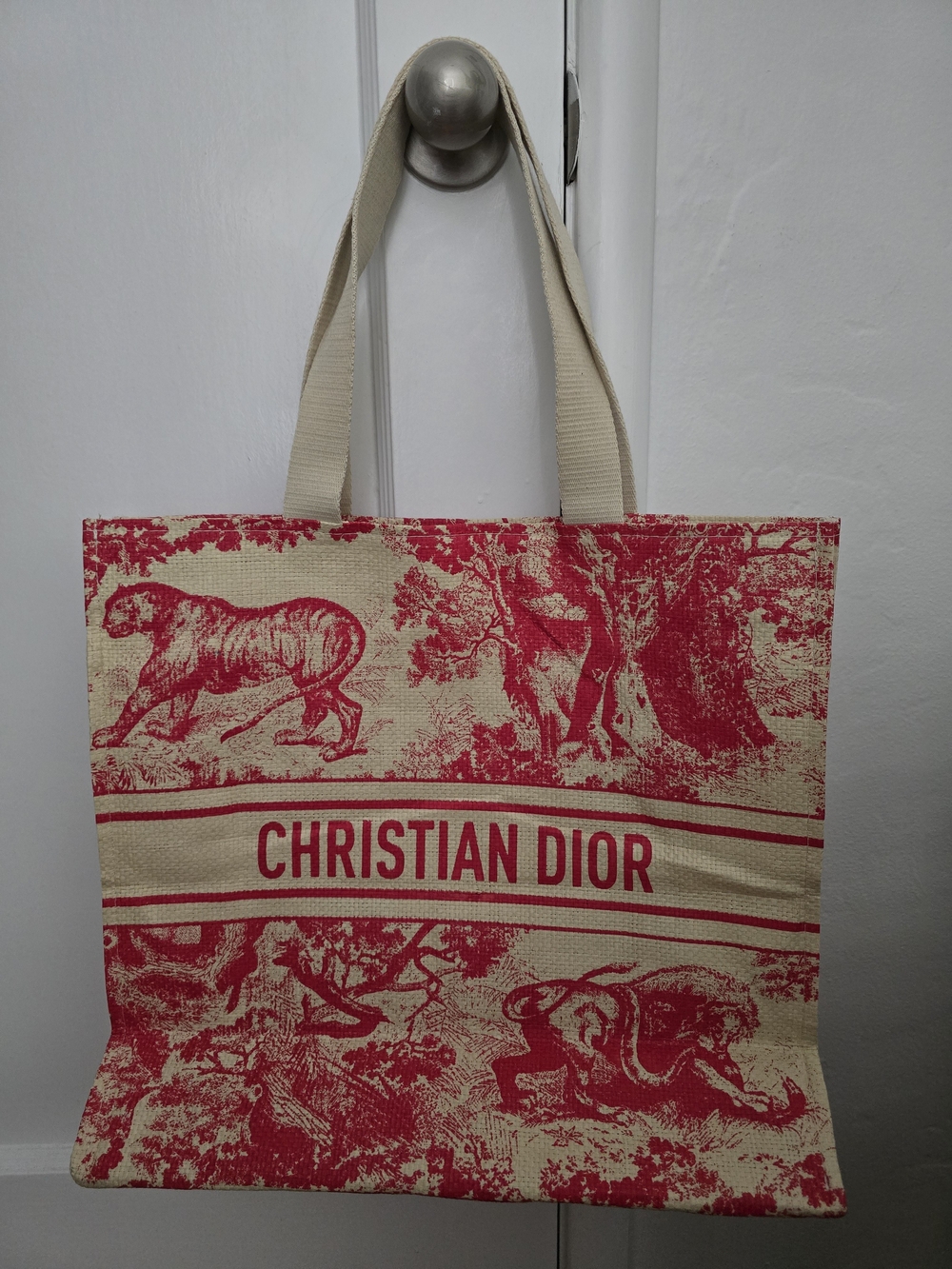 Dior GWP Raffia Book Tote
